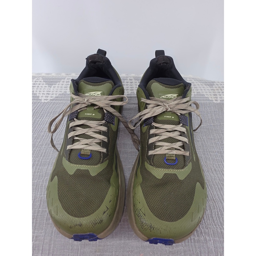 Altra Timp 5 Mens Trail Running Shoes Green ALOA85PE315 Size 12